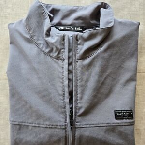 TravisMathew Gray Full-Zip Wanderlust Jacket- Medium/Large